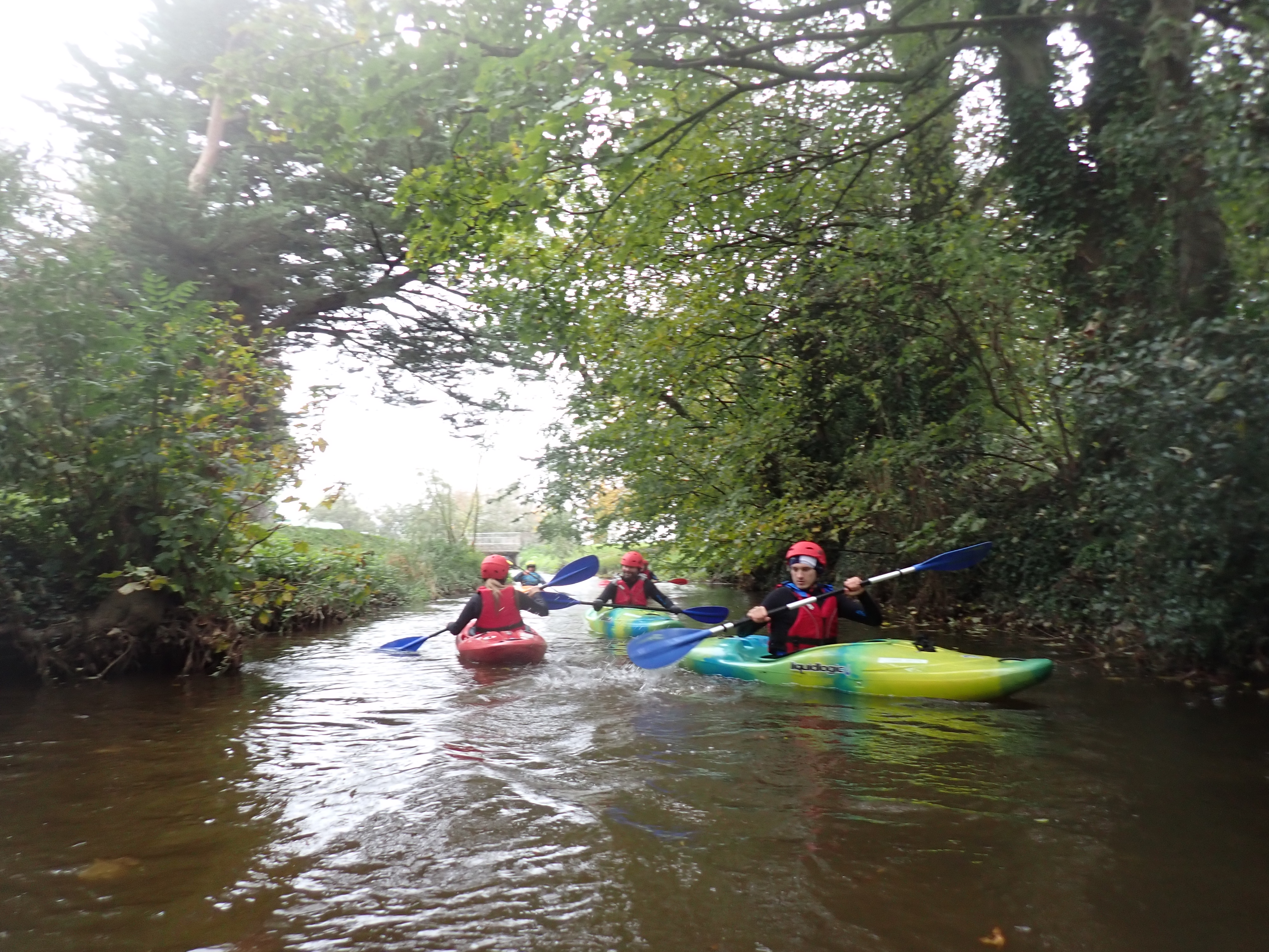 Kayaking skills training